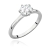 Pierścionek z diamentem naturalnym 1,0 ct