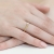Pierścionek Diament 0,13ct żółte złoto