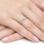 Pierścionek Diament 0,04ct żółte złoto