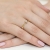 Pierścionek Diament 0,10ct żółte złoto