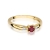 Pierścionek Rubin 0,15ct żółte złoto
