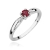 Pierścionek Rubin 0,15ct żółte złoto