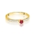 Pierścionek Rubin 0,15ct złoto