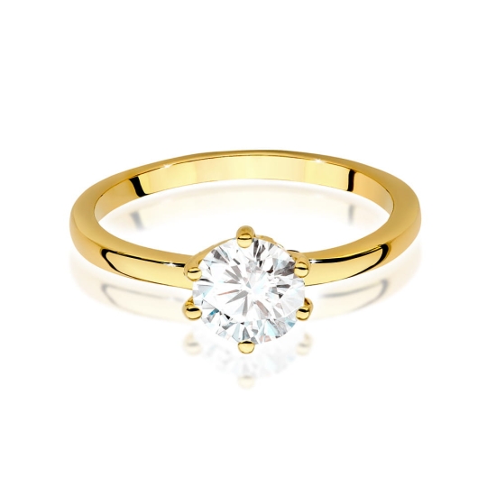 Pierścionek z diamentem naturalnym 1,0 ct