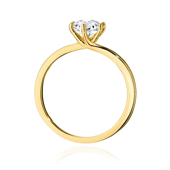 Pierścionek z diamentem naturalnym 1,0 ct