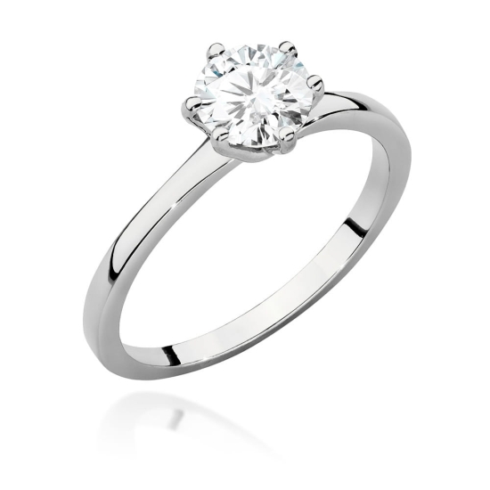 Pierścionek z diamentem naturalnym 1,0 ct
