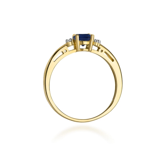 Pierścionek Szafir 0,50ct złoto