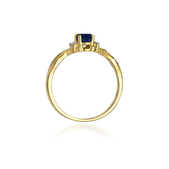 Pierścionek Szafir 0,70ct złoto