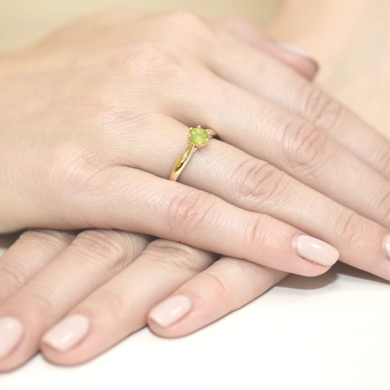 Pierścionek  Oliwin 0,60ct  złoto