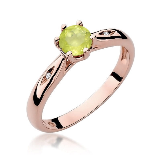 Pierścionek  Oliwin 0,60ct  złoto