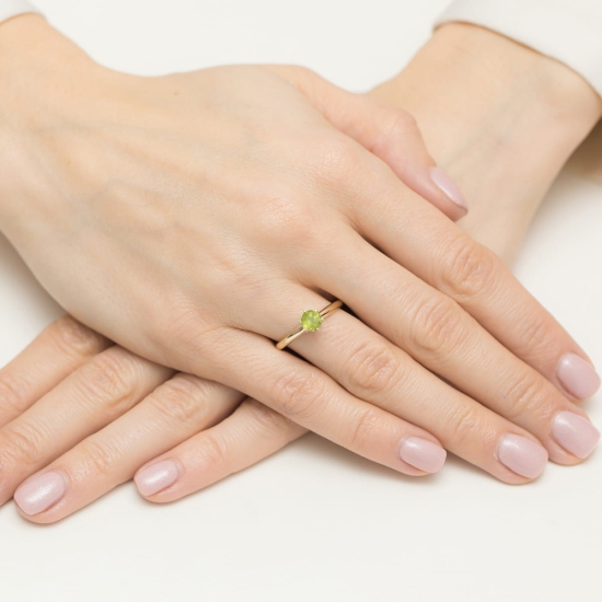 Pierścionek  Oliwin 0,60ct żółte złoto