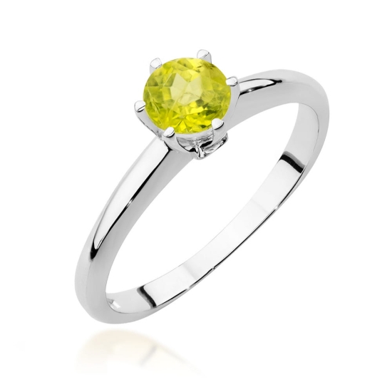 Pierścionek  Oliwin 0,60ct żółte złoto