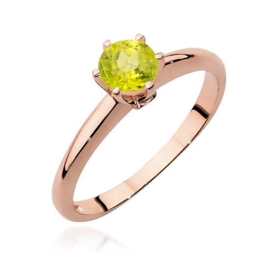 Pierścionek  Oliwin 0,60ct żółte złoto