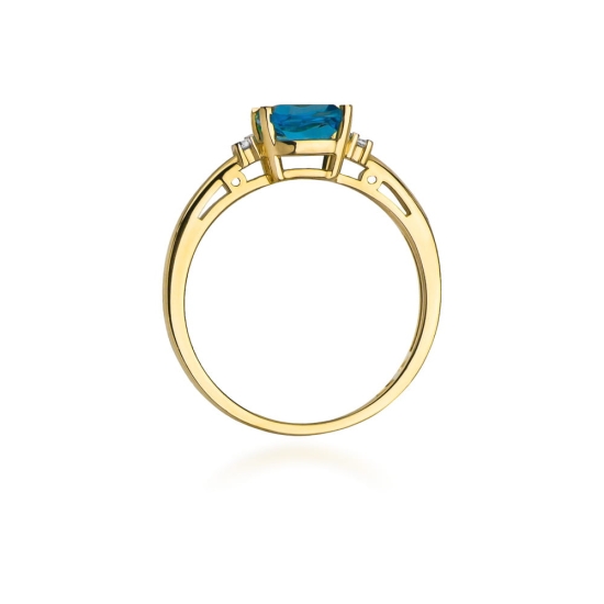 Pierścionek Topaz 1,10ct złoto